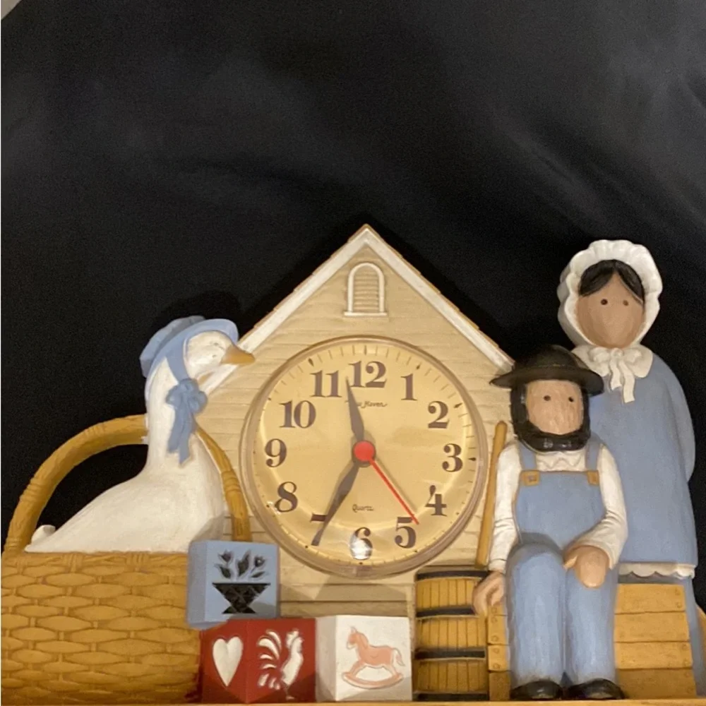 Vintage Burwood Amish Kitchen Clock!!!